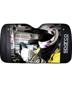 PARASOLE AUTO SPARCO "SPC1718L" IN ALLUMINIO, 140X70 CM